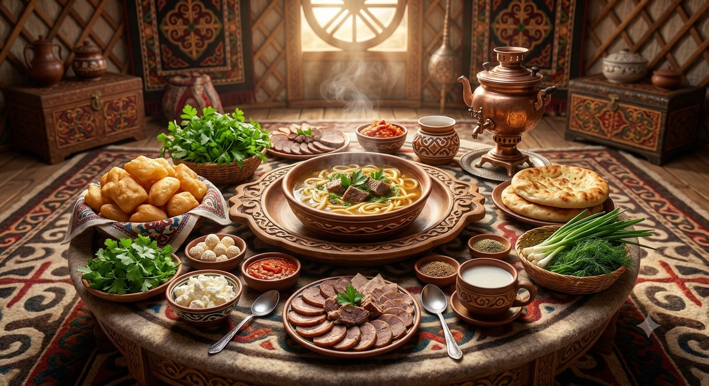 Қазақ дастарқанындағы кеспе тағамы